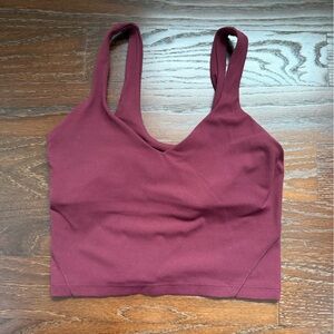 Lululemon Burgundy align Tank Top